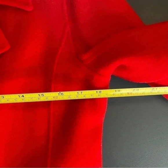 Anne Klein Women's Red Open Wool Blazer Jacket XS - Picture 13 of 15